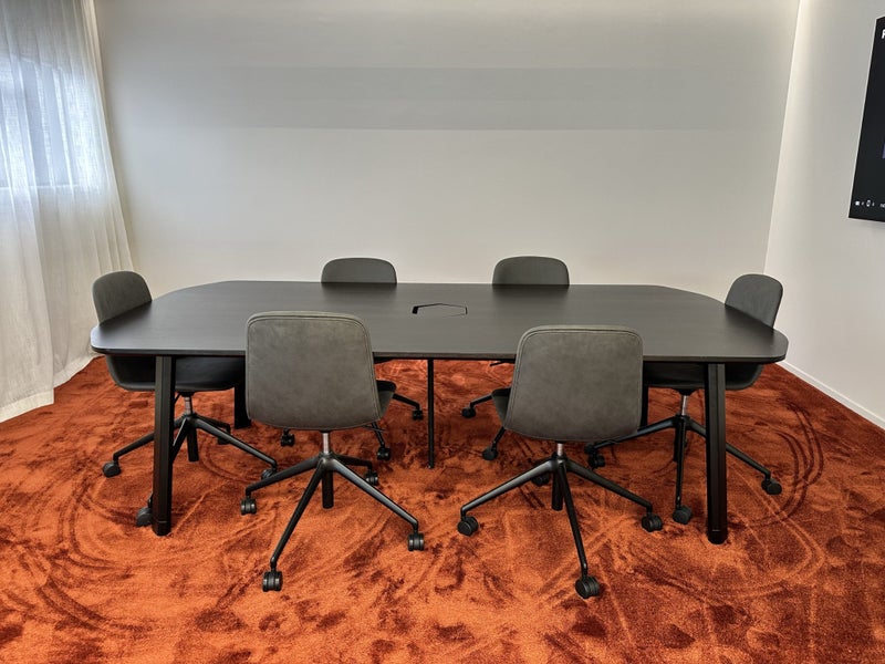 PREMIUM EXEC. BOARDROOM TABLE + 6 DESIGNER CHAIRS | ZENITH BRAND FURNITURE Carousel 1