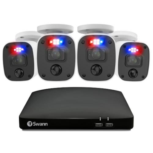 Swann DVR8-4685 / 256GB SD Card / 4x PRO-2KMQB Bullet Swannforce Cams w Mic Carousel 1