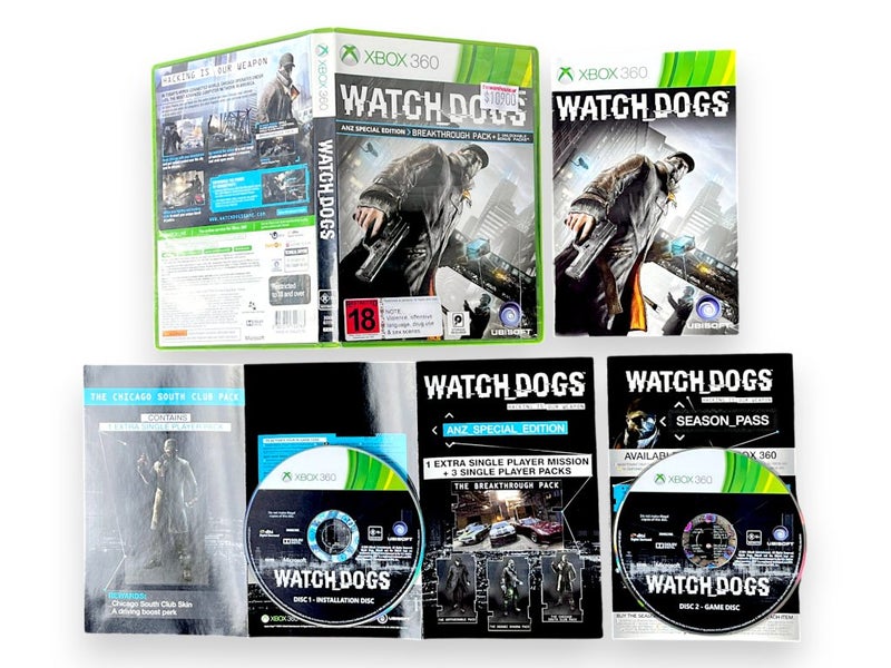 Watch Dogs (Xbox 360) *MINT COMPLETE* Carousel 1
