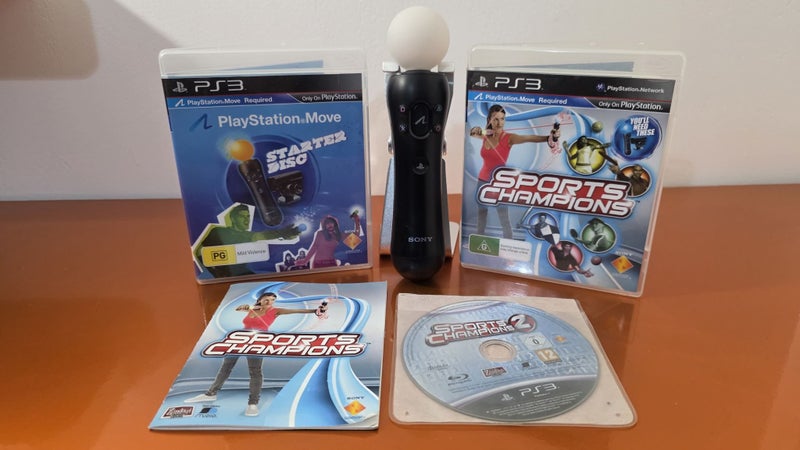 Official Sony PS3 PlayStation Move Controller with Games + Starter Disc Carousel 1
