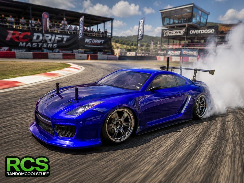 HSP RC Drift Car - Porsche GT4RS, 1/10 Bonus 3000 Battery Wheels and Brace. 7.2v Carousel 1