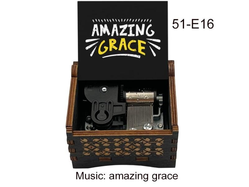 Christian Music Box Wooden Decoration For Wife Husband Carousel 1