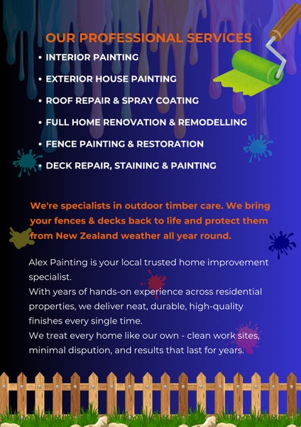 Professional painter, interior & exterior, roof Carousel 2