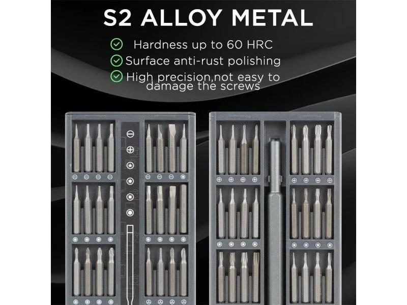 25/63 In 1 Magnetic Precision Screwdriver Set For Electronics Repair Carousel 2