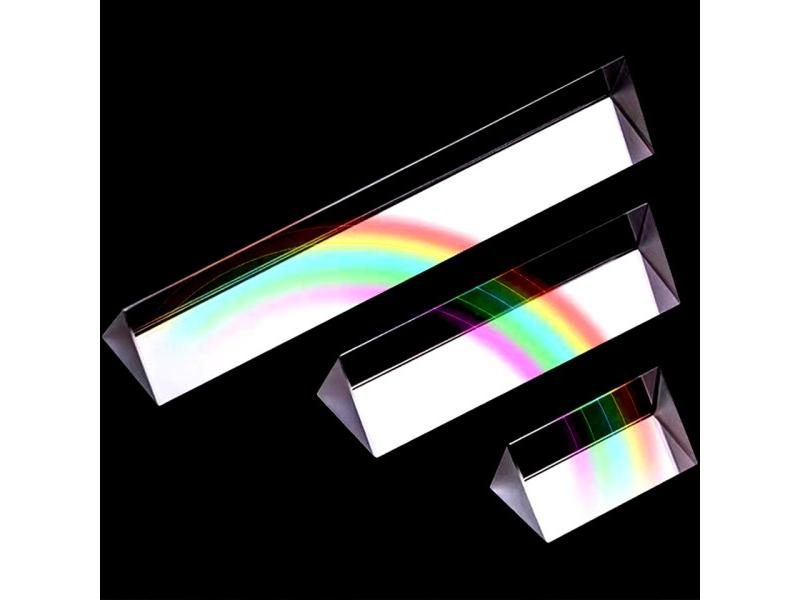 K9 Crystal Triangular Prism For Physics Teaching Spectrum Rainbow Carousel 2
