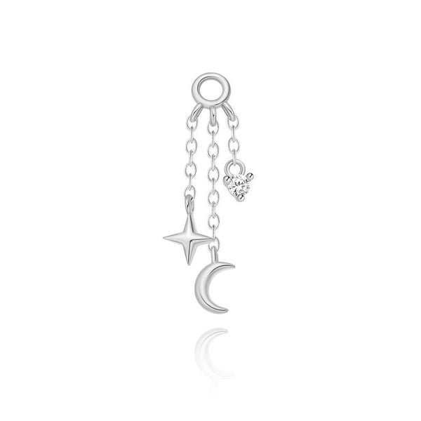 925 Sterling Silver Earring Spare Parts Chains For Women Carousel 1