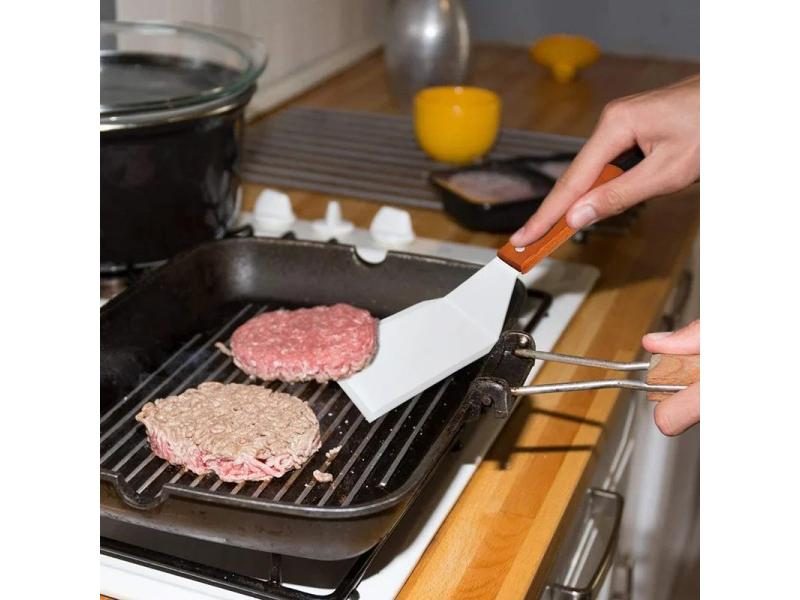 Stainless Steel Steak Spatula Pizza Shovel BBQ Cooking Tool Carousel 2