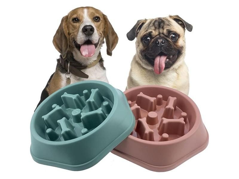 Slow Feeder Dog Bowl Anti-slip For Small Medium Dogs Carousel 1