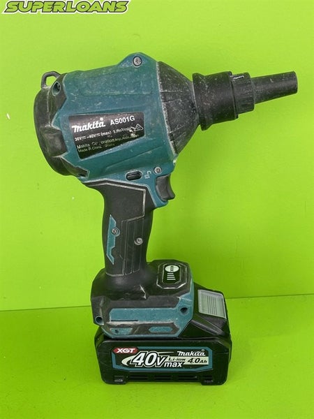 ** MAKITA XGT 40V BLOWER + XGT 40V 4.0AH BATTERY ** Carousel 2