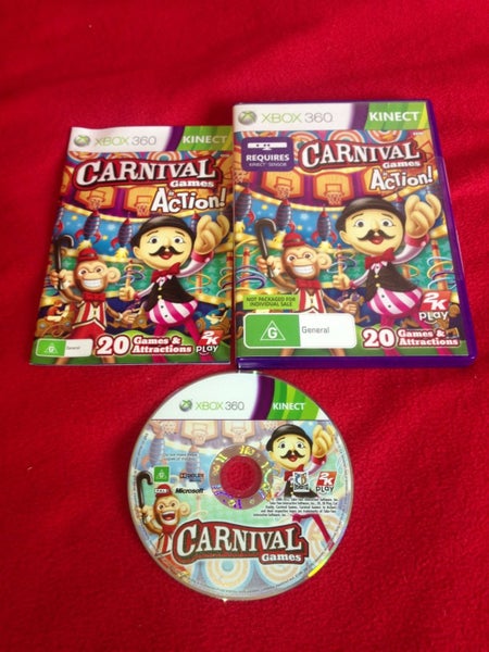Carnival Games: In Action - XBOX360 KINECT Game Carousel 1