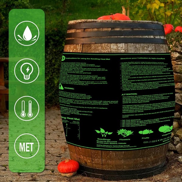 Seedling Heat Mat 50cm*50cm with timer NZ STOCK Carousel 7