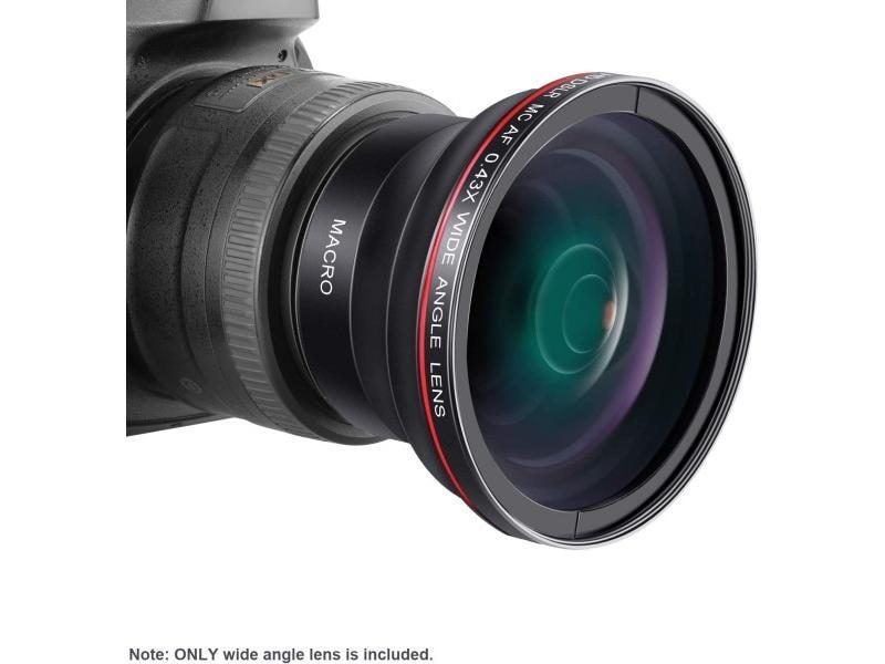 Neewer 52MM 0.43x Professional HD Wide Angle Lens (Macro Portion) For Nikon Carousel 1