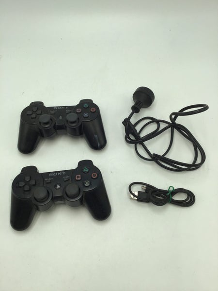 * 120GB Slim PS3 Console w/ 2 Dualshock Controllers & Cables! * Carousel 4