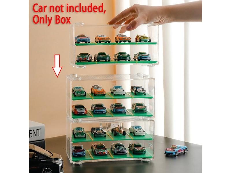 1 64 Diecast Car Storage Acrylic Display Box For Hot Wheels Carousel 2