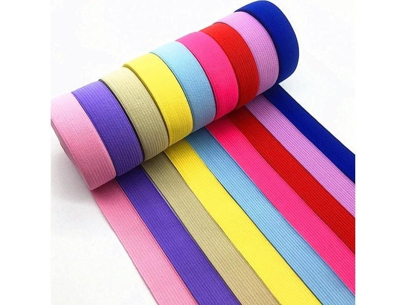 2meter 20mm Colorful Elastic Bands Rope Rubber Band 2cm Spandex Ribbon Sewing Carousel 2