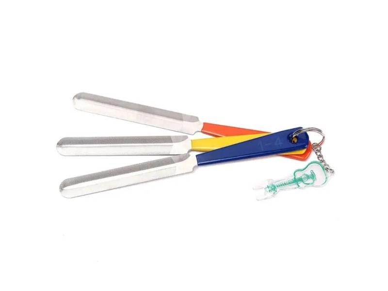 Top 3 Pcs Guitar Nut Files Nut Slotting Files Set Double Edge Fret File Carousel 1