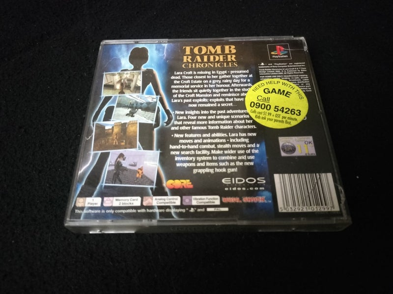 Tomb Raider Chronicles PS1 Carousel 2