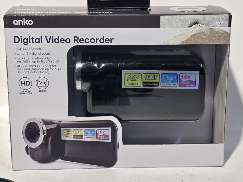 Anko HD Digital Video Camera Recorder - Black Carousel 1