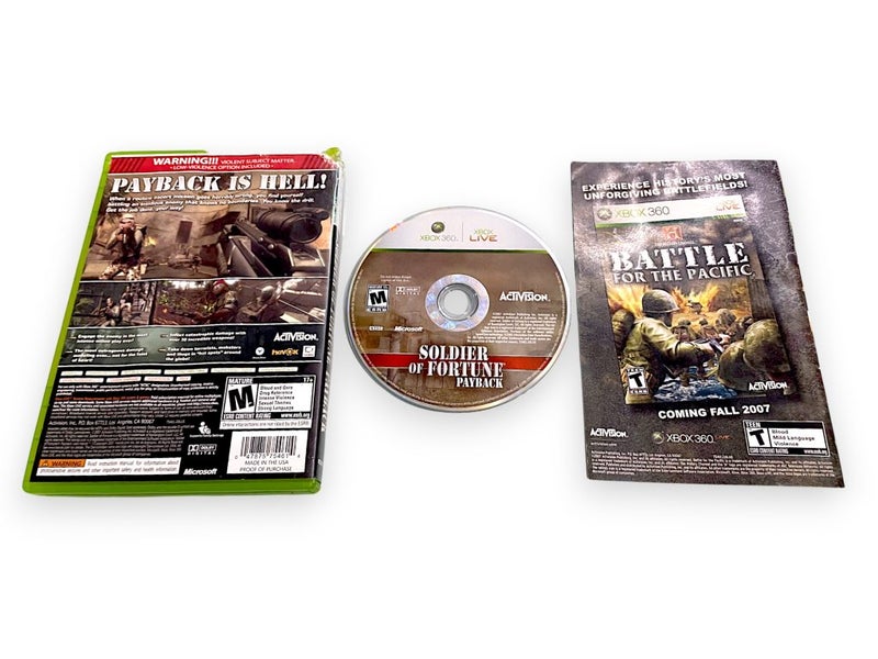 Soldier of Fortune: Payback (Xbox 360) *COMPLETE* Carousel 2