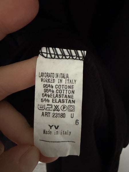 Made in Italy long sleeve cotton top Carousel 6