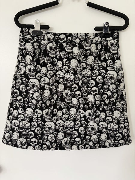 Black Friday (Dangerfield) skull skirt sz10 Carousel 1