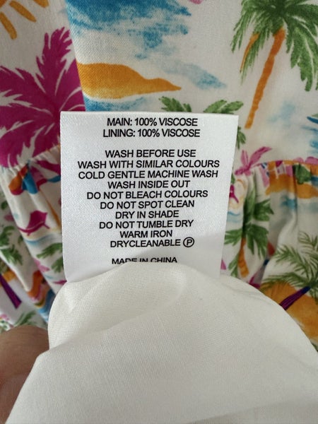 Zest (Farmers) tiered midi dress sz18 Carousel 9
