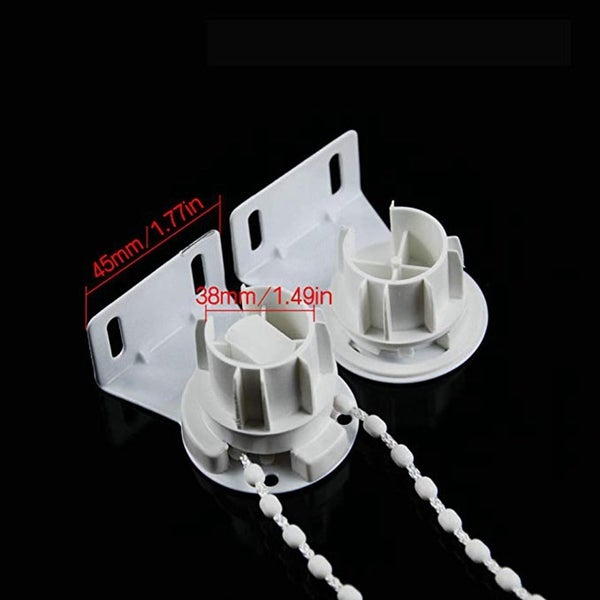 38mm Curtain Roller Blind Shade Metal Core Clutch Bracket Cord Chain Repa Carousel 6