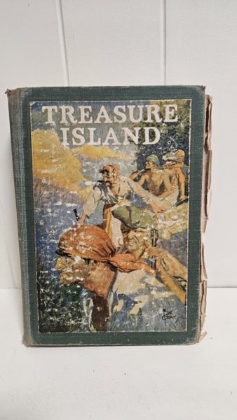 Antique Treasure Island Book
