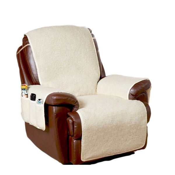 Chair Seat Sofa Couch Fleece Recliner Cover Slipcover Pets Mat Furniture Carousel 1