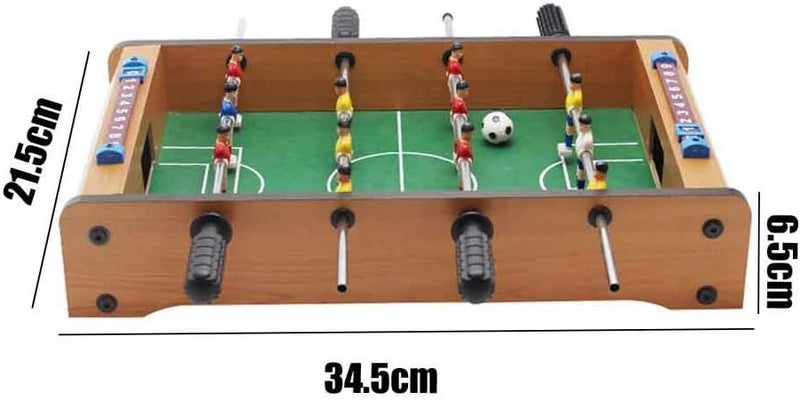 Mini Wood Table Foosball, Tabletops for Adults Family Night Parties Carousel 2