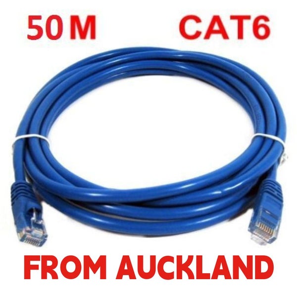 Brand New 50m 164ft CAT6 Ethernet Network Cable RJ45 High-Speed AKL Stock Carousel 1