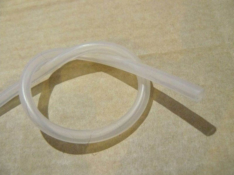 Silicone Tubing, 3mm ID (easy stretch to 5mm), 5mm OD - Soft Flexible - Per 50cm Carousel 1