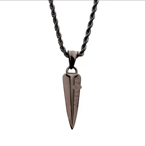 $1 Reserve – Black Panther: Wakanda Forever Spear Pendant Necklace Carousel 1