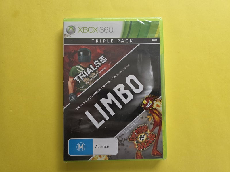 Triple Pack : Trials HD / Limbo / 'Splosion Man (Xbox 360) *Brand New* Carousel 1