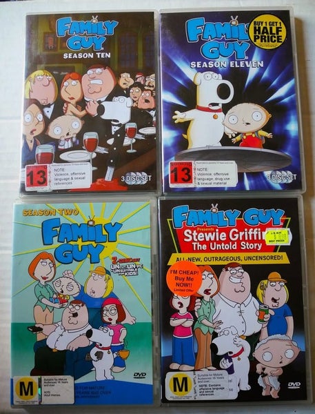"Family Guy - Seasons Two, Ten & Eleven with Stewie Griffin: The Untold Story"