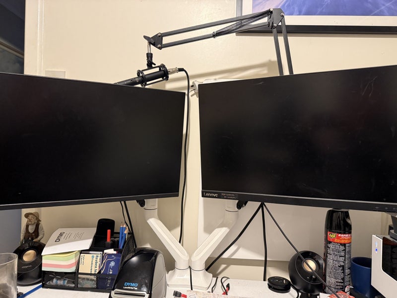 Desktop Computer with two monitors.478849749243678721
