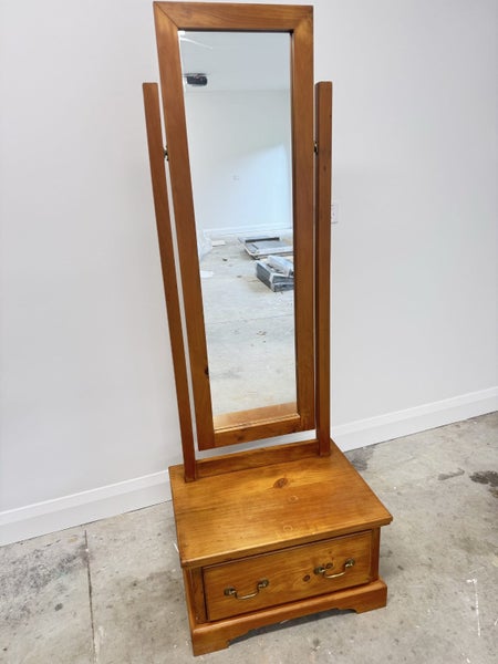 Mirror - Cheval style 2 drawer Carousel 1