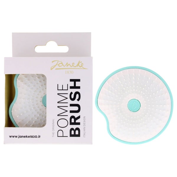Janeke Pomme Compact brush - Turquoise by Janeke for Unisex - 1 Pc Hair Brush Carousel 1