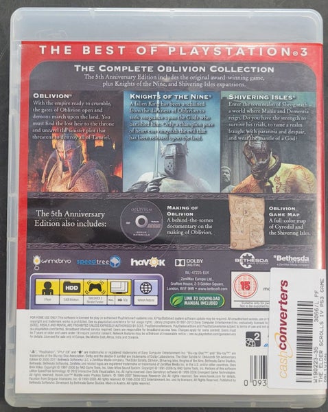 The Elder Scrolls IV Oblivion 5Th Anniversary Edition PS3 Game Carousel 5