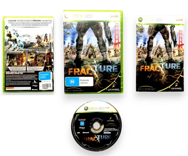 FRACTURE (XBox 360) *COMPLETE* Carousel 2