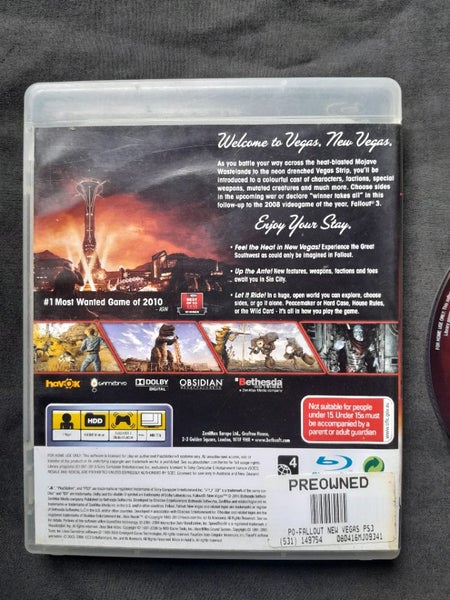 Fallout New Vegas Playstation 3 Carousel 2