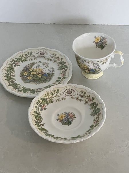 Royal Doulton Brambly Hedge Spring Trio - Full Size