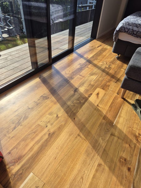 Authentic Solid timber flooring. NZ grown feature grade blackwood. Carousel 2