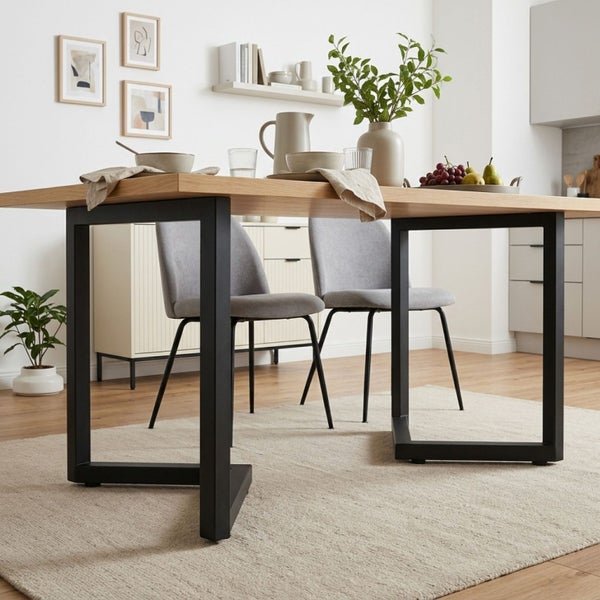 Varex V-Shape Metal Dining Table Legs 50/70x72.5cm - Set of 2 Carousel 1