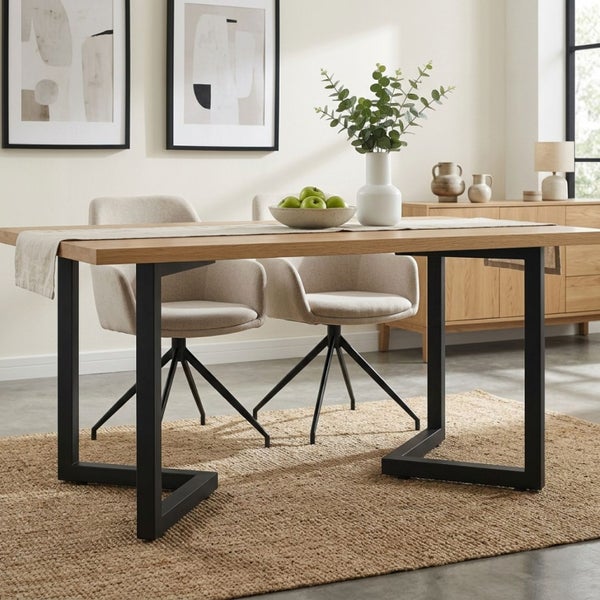 Varex V-Shape Metal Dining Table Legs 50/70x72.5cm - Set of 2 Carousel 2