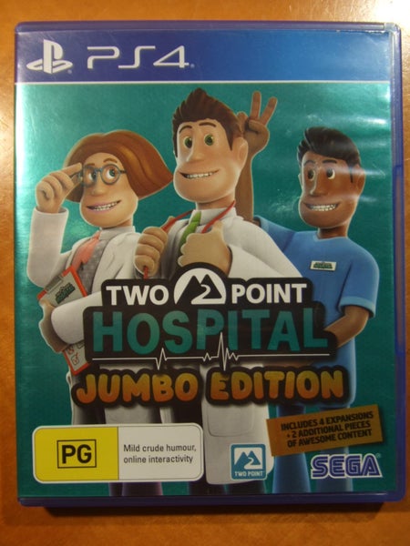 Two Point Hospital Jumbo Edition - PS4 Game - Excellent Condition Carousel 1
