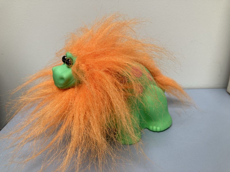 DinoTroll Troll Dinosaur Doll ***Orphans Aid Charity Auction*** Carousel 1