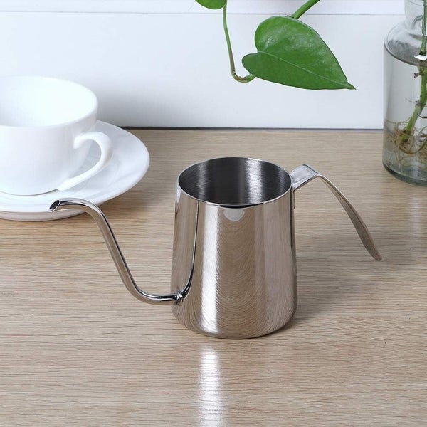 Coffee Pot - 250ml Stainless Steel Coffee Pot - Long Spout Kettle with Handle... Carousel 6
