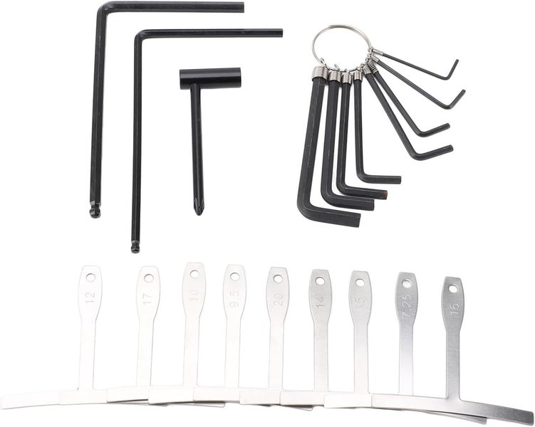 Steel Ball End Truss Rod Wrench Set Wear Resistant Versatile Functionality fo... Carousel 1