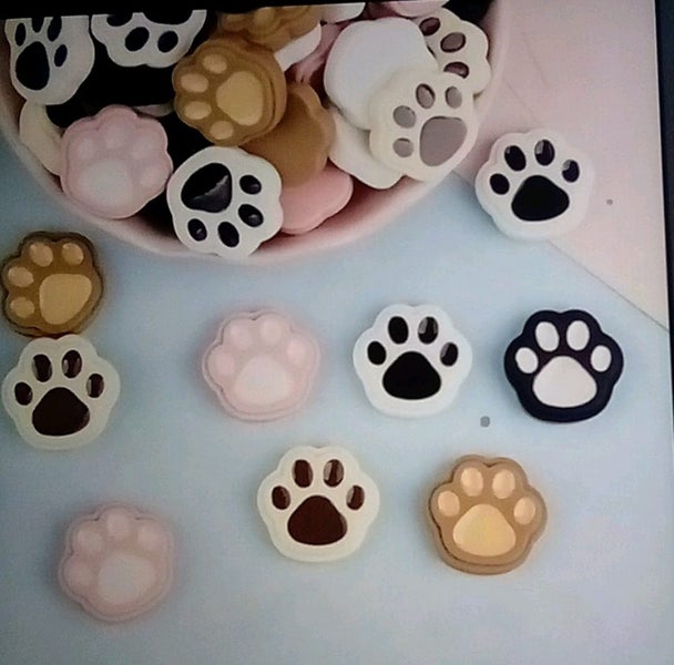 THE CATTAGE - 10PC Paw Fridge Magnets Add Cuteness & Fun To Kitchen/Office Carousel 5